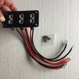Panneau 3 en 1 avec connecteur 50A, câble 30cm 10AWG et borne M8 <span class=keywords><strong>O</strong></span> - Product Image 2