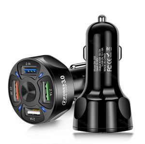 Cargador de Coche Inteligente Mini LED de 35W 7A al por Mayor con 4 Puertos USB y Carga Rápida para iPhone 13, Corriente de Salida 2.1A - Product Image 3