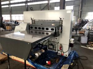 CYQZK1680DH-10 CE cực máy vi tính giấy chém máy cắt thủy lực màn hình cảm ứng hiển thị tờ giấy chém - Product Image 5