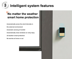 2025 mới nhất có động cơ mới có thể thu vào chém Kính hệ thống hợp kim nhôm cố định tự động dọc cửa sổ trượt cho ngôi nhà - Product Image 6