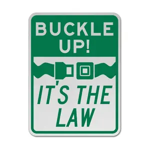 맞춤형 고정 안전 벨트 표시 알루미늄 금속 m 반사 교통 도로 안전 표지판 도로 경고 표지판 야외