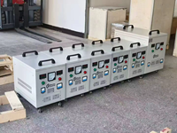 Convertisseur monophasé vers triphasé en cuivre pur certifié CE ISO, 220V/380V 40KVA, faible bruit, sûr et efficace pour l'industrie