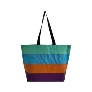 Hot Sale Xinrui Fashion Customized PP Woven Fabric Reusable Eco-friendly Solid Color Open Durable <b>Water</b> Resistant All Tote Bags - Product Image 2