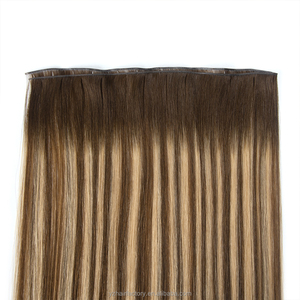 Extensions de cheveux humains russes Genius Weft, couleur blonde invisible, balayage, cuticules intactes et alignées - Product Image 6
