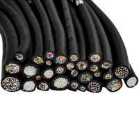 Kabel kontrol sinyal Multicore fleksibel, kabel kontrol transmisi Data, kabel rantai tarik PVC multi pelindung