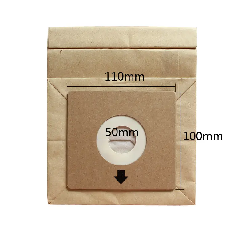 Универсальный пылесос мешка для сбора пыли 10x11 см бумажный мешок запасные части для pensonic подходит для electroluxs