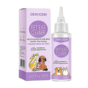 น้ำยาทำความสะอาดหูสัตว์เลี้ยงจากพลาสติกที่เป็นมิตรต่อสิ่งแวดล้อม พร้อมสูตรขจัดกลิ่นและป้องกันเชื้อรา สำหรับสุนัข แมว ลูกสุนัข และลูกแมว - Product Image 3