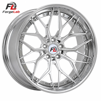 Jantes de voiture en alliage forgé de luxe ForgeLab Custom 2 pièces monobloc, concaves profondes, 5x114.3 5x120 5x130 5x112 15 18 19 20 22 pouces