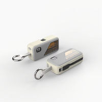 Porte-clés portable en forme de capsule, alimentation électrique, coque en plastique, forme compacte, transmission de puissance multi-ports