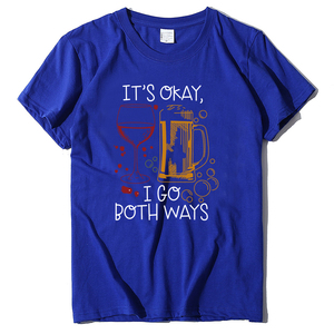 Va bene, vado in entrambe le direzioni t-shirt stampate per donne e uomini divertenti magliette estive stile stile Unisex t-shirt girocollo Damen - Product Image 3