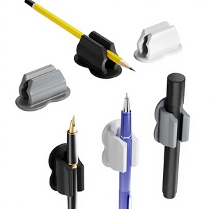 BEST Self Adhesive Silicone <b>Pen</b> <b>Holder</b> Flexible Pencil Organizer Sticky Desk Clip for Office Home School - Product Image 3