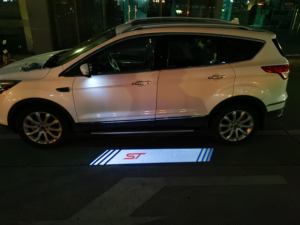 Remplacement de la lumière d'ambiance LED avec logo de tapis, logo fantôme de rétroviseur latéral ADT MK3, ligne <span class=keywords><strong>ST</strong></span> RS pour C-<span class=keywords><strong>Max</strong></span> II 2010-2018 - Product Image 4