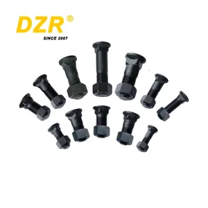 Plow Bolts And Nuts Grade 12.9 PB3/4*2 For Excavator And Bulldozer