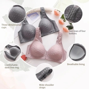 Nouveaux soutiens-<span class=keywords><strong>gorge</strong></span> respirants à <span class=keywords><strong>fermeture</strong></span> avant pour femmes, anti-affaissement, push-up, sans fil, sous-vêtements pour femmes, <span class=keywords><strong>grande</strong></span> <span class=keywords><strong>taille</strong></span>, <span class=keywords><strong>soutien</strong></span>-<span class=keywords><strong>gorge</strong></span> fin - Product Image 6