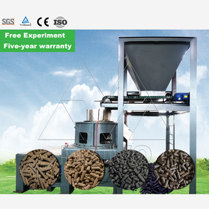 Granulador de fertilizante de troquel plano Máquina extrusora de estiércol de ganado Máquina granuladora de extrusión de pellets de fertilizante - Product Image 1