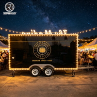 Mobiele BBQ Foodtrailer Premium Steak Foodtruck DOT VIN CE Restaurantkwaliteit Grilltrailer