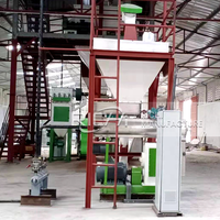 Ligne de production complète d'aliments pour animaux RICHI - Machine à granulés d'aliments pour animaux multifonctionnelle, machine à granulés d'aliments pour poulets, machine à granulés d'aliments pour lapins