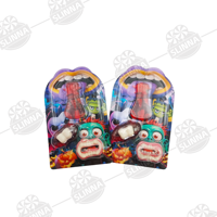 Bonbons gélifiés fantaisie en gros pour Halloween, saveur drôle, Halal, en forme de dents et de langues, doux et sucrés, bonbons jouets pour enfants, idéal pour les fêtes.