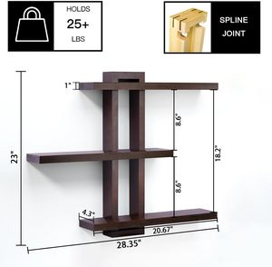 Hot Sale Floating <strong>Shelf</strong> Pawlina Wood Living Room <strong>Oak</strong> Wood <strong>Shelves</strong> Floating Decoration Solid Wood <strong>Wall</strong> Floating <strong>Shelf</strong> - Product Image 2