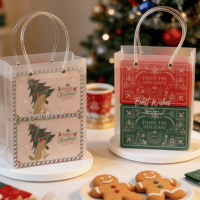 Boîte-cadeau rectangulaire en fer blanc recyclable et écologique, personnalisable, pour chocolats, bonbons ou bougies de Noël
