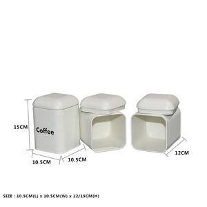 Boîte à pain pour comptoir de cuisine, conteneur de rangement pour pain en métal avec boîtes à café, thé et <span class=keywords><strong>sucre</strong></span>, ensemble <span class=keywords><strong>vintage</strong></span> de boîte à pain et de boîtes - Product Image 3