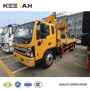Camion <span class=keywords><strong>de</strong></span> remorquage Dongfeng 4X2 à commande à distance, camion <span class=keywords><strong>de</strong></span> remorquage LHD, camion <span class=keywords><strong>de</strong></span> dépannage 5 tonnes, bras repliable, camion <span class=keywords><strong>de</strong></span> remorquage à plateau avec grue, fourni par <span class=keywords><strong>l</strong></span>'usine - Product Image 6