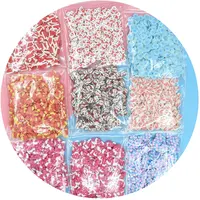 Toptan noel polimer kil Sprinkles polimer yumuşak dilimleri DIY tırnak el sanatları dolum aksesuarları