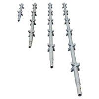 Solutions d'échafaudage Ringlock en aluminium Xinxing au design moderne, haute résistance, résistantes à la corrosion, avec rosettes standard