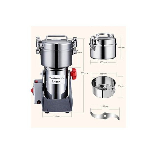 Electric Grain Mills Grinder 304 Stainless Steel  Corn Mill Grinder  for Sale