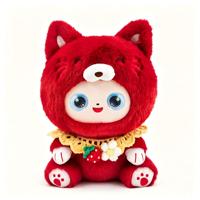 Jouet en peluche interactif AI Chat porte-bonheur avec yeux LED, chat vocal, racontant des histoires, cadeau pour enfants, vente en gros ZCM-01
