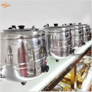 Recipientes Aislados para Sopa Caliente, de Acero Inoxidable 201, para Buffet de Restaurante, con Servicio Eléctrico - Product Image 5