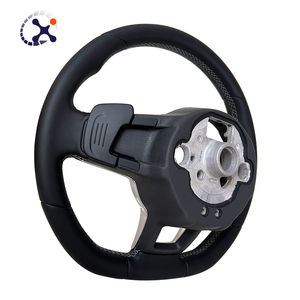 Volant en cuir de haute qualité pour VW Volkswagen Golf <span class=keywords><strong>5</strong></span> Mk5 GTI <span class=keywords><strong>polo</strong></span> <span class=keywords><strong>R</strong></span> <span class=keywords><strong>Line</strong></span> 2003-2009 - Product Image 5