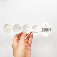 Étiquettes autocollantes personnalisées imprimées recto-verso, pliables, double couche, multicouches, pour livrets, logos de marque et emballages