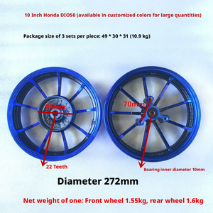 Untuk DIO18 28 ZX34 Kelas 35 Kelas 38 Rem Cakram Modifikasi Dua Tak dan Velg Taiwan 2.15*10 Rem Tromol - Product Image 5