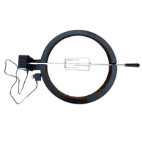 Accessoires pour barbecue Kamado, kit de rôtissoire adapté aux fours Kamado en céramique de grande taille
