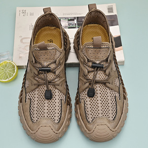 รองเท้าปีนเขาแบบลำลองกลางแจ้งกันลื่นสำหรับผู้ชายรองเท้าลุยน้ำแห้งเร็วระบายอากาศได้ดีตาข่ายสำหรับฤดูร้อน - Product Image 3