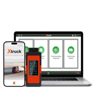 Herramienta de Diagnóstico para Camiones Pesados Xtruck X005 Plus, Analizador de Motor OBD, Flasheo Rápido de ECU con Laptop CF53 para Diagnóstico de Sinotruk