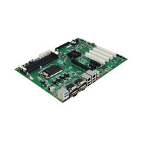 Motherboard Intel ATX Industri Baru B75 LGA1155 Prosesor I3 I5 I7 VGA untuk 4K untuk Desktop Win10 atau Linux