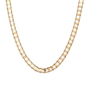 Nuevo Diseño, Collar de Doble Capa con Estrella de Cinco Puntas en Oro de 18k, Collar de Acero Inoxidable, Joyería de Acero Inoxidable - Product Image 1