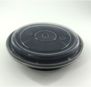 Contenedor Redondo Desechable de Plástico PP para Almacenamiento de Alimentos en la Cocina, con Tapa Hermética para Conservar Productos Frescos y Alimentos Cocinados - Product Image 4