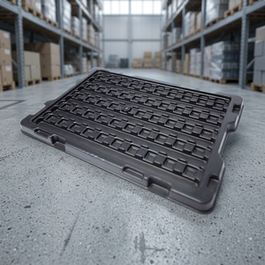 Plateau de service en plastique PS personnalisé haute durabilité, thermoformé, certifié ISO 9001/14001, à bas prix, en PVC/PET, fabriqué au Vietnam - Product Image 3