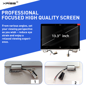 Écran tactile LCD d'origine 13,3 pouces argenté pour ordinateur portable HP x360 1030 G3, assemblage complet de remplacement CE - Product Image 3
