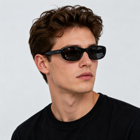 Fabricant de lunettes de soleil en acétate tendance, lunettes de soleil polarisées UV400 de haute qualité, originales, pour hommes et femmes, lunettes de soleil de luxe, lunettes de soleil de créateur