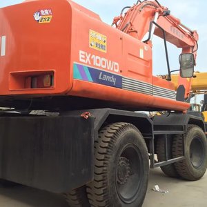 Excavatrice sur pneus Hitachi Ex100 d'occasion à vendre  Excavatrice sur pneus Hitachi Zx160wd Zx130w Ex100w d'occasion à vendre au Japon - Product Image 2