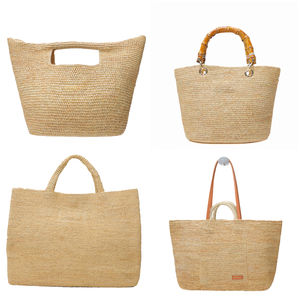 <span class=keywords><strong>Sac</strong></span> en raphia de <span class=keywords><strong>Madagascar</strong></span> fait main tendance 2026, sacs à main de luxe pour la plage, fournisseur de design de mode, <span class=keywords><strong>sac</strong></span> fourre-tout personnalisé pour femmes - Product Image 1