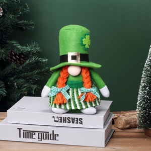 Muñecos de Gnomo para Fiestas, Gnomo Irlandés con Trébol, Gnomo Escandinavo, Gnomo Verde de Navidad, Gnomo Nórdico, Muñeco de San Patricio, Muñeco de Rodolfo - Product Image 5