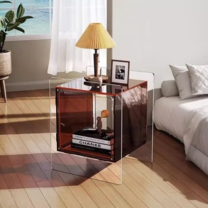 Jihong bán buôn Acrylic đồ nội thất rõ ràng Acrylic cạnh giường ngủ TV bảng Acrylic bảng phụ cho cuốn sách và Tạp Chí - Product Image 1