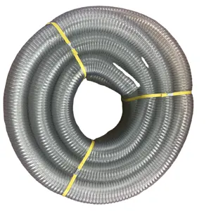 Haute pression PVC plastique hélice spirale renforcée tuyau d'aspiration d'eau tuyau pompe à eau tuyau