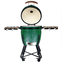 SEB KAMADO Gril de barbecue au design en forme de SE-21 pouces KAMADO Cuisine d'extérieur Barbecue de jardin Barbecue au charbon de bois en céramique