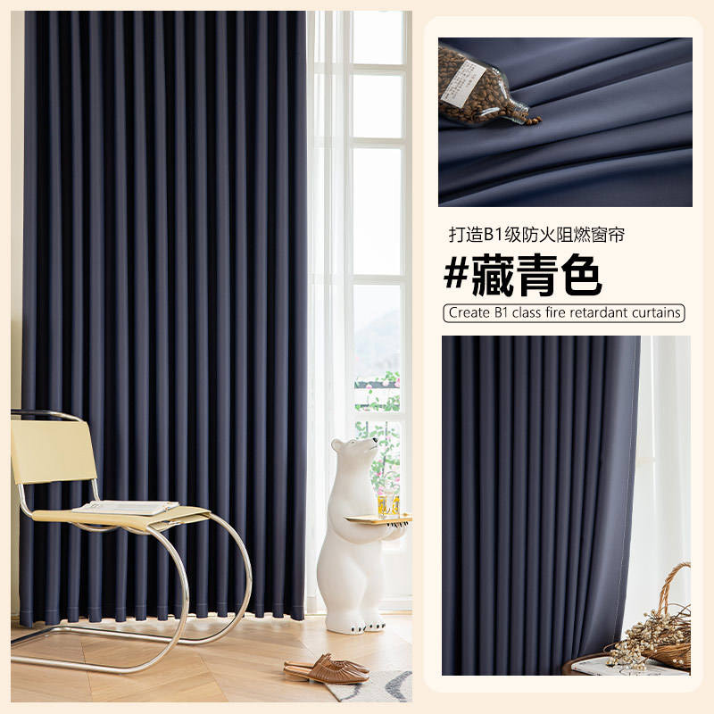 Retardante de llama clase B1-azul marino